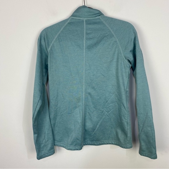 The north face teal turquoise full zip up jacket - Picture 2 of 4